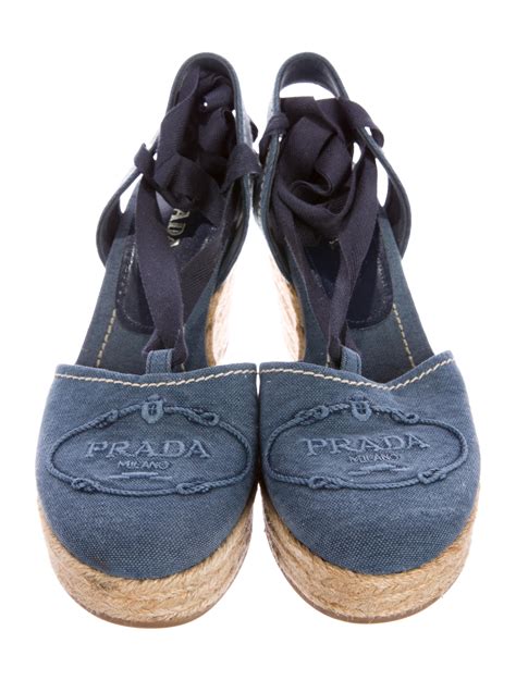 prada women's sandals|prada denim sandals.